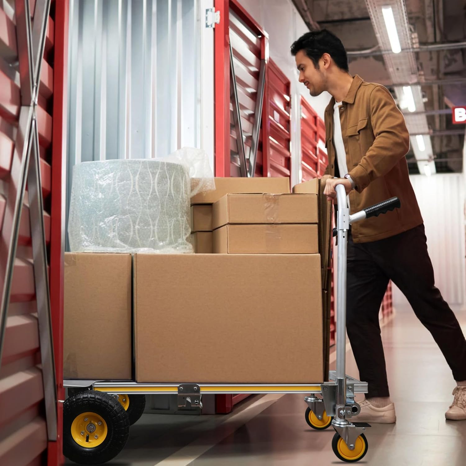 2 In 1 Aluminium Multi Truck 250KG Platform Trolley