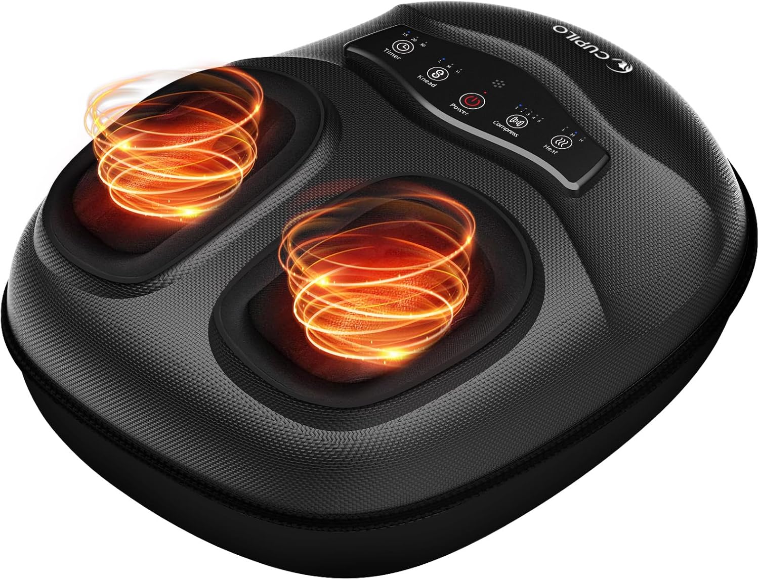 Shiatsu Foot Massager with Heat Compression Kneading Pain Relief