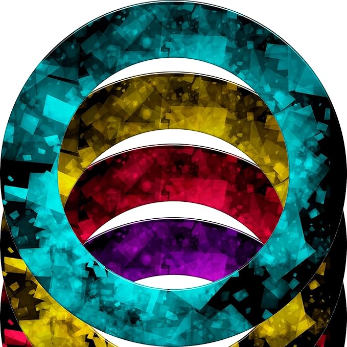 Dartboard Surround Heavy Duty Wall Protector Fractal Design 68cm