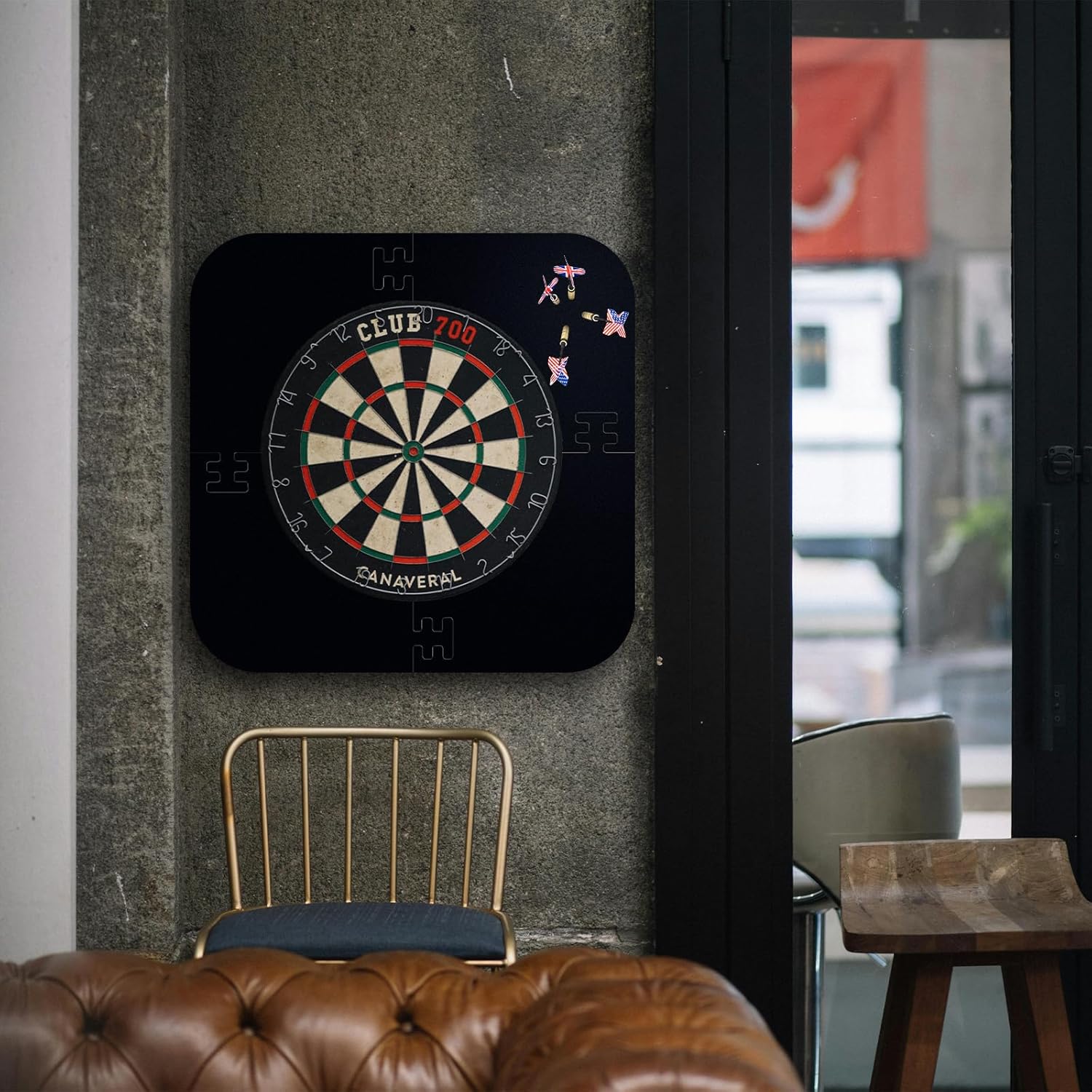 Dartboard Surround Ring EVA Wall Protector 66cm Easy Assemble