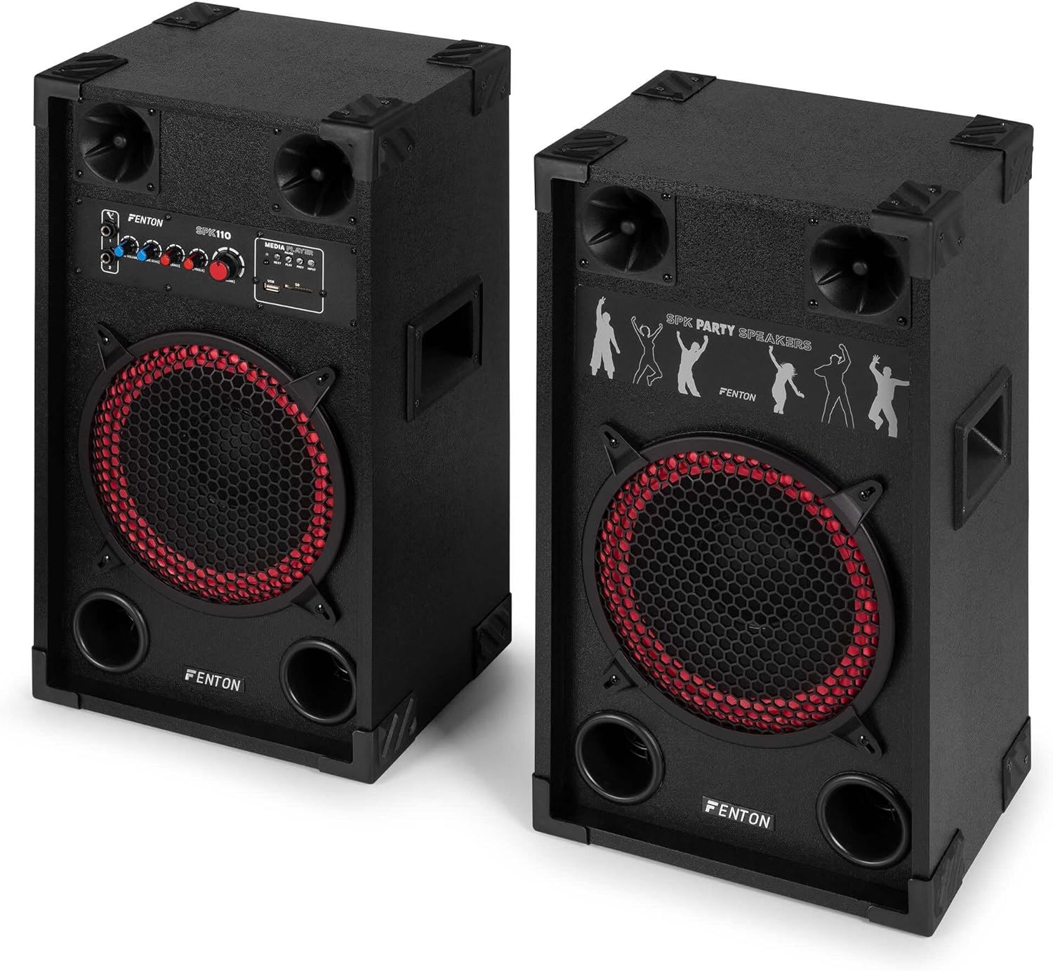 Active Bluetooth Party Speakers 600W DJ Set Wireless Karaoke Remote