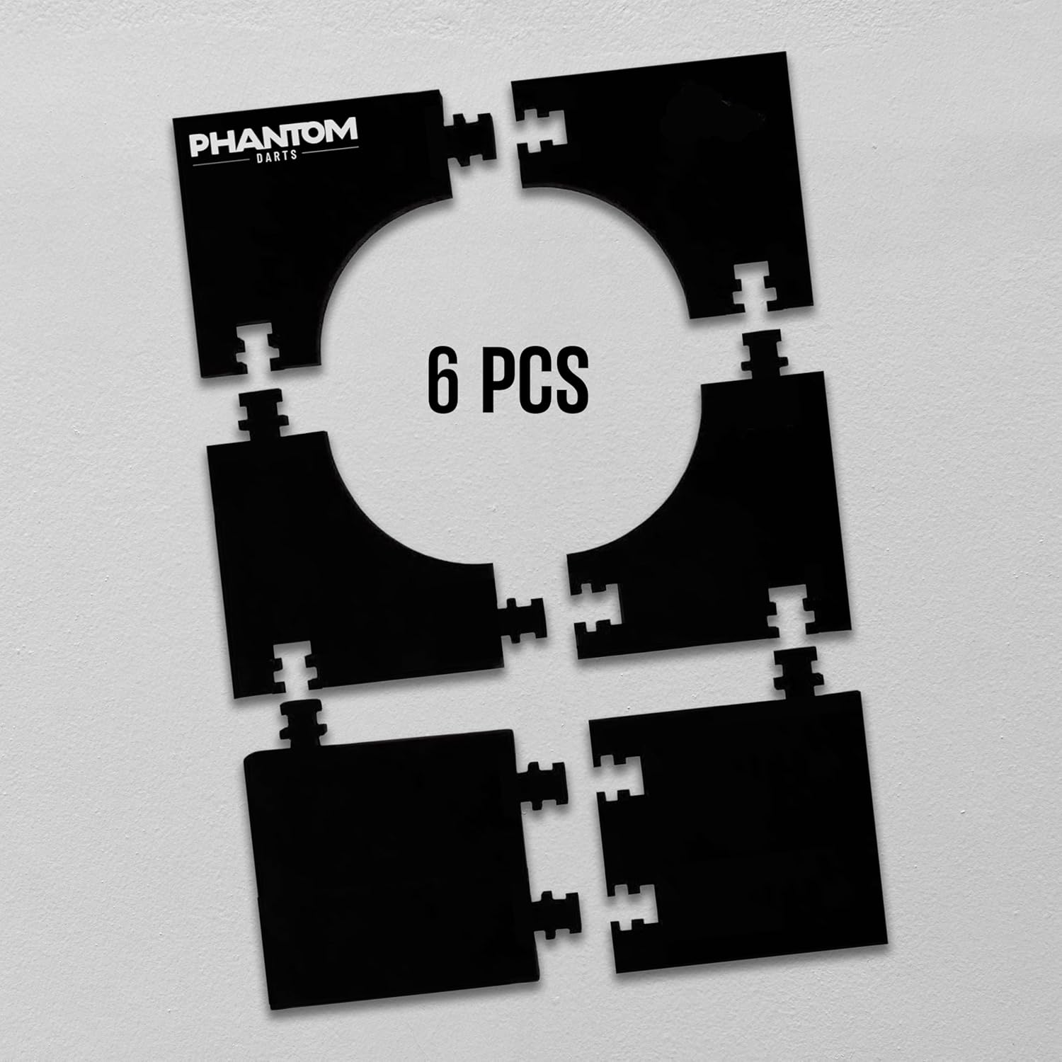 XL Dartboard Surround 6 Piece EVA Foam Wall Protector 105x70cm