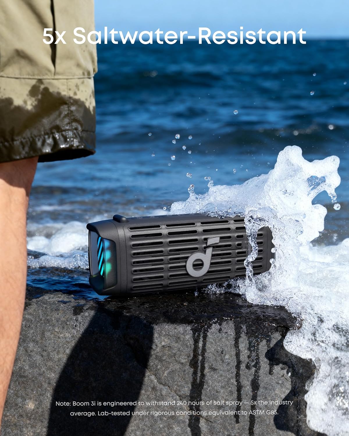 50W Outdoor Bluetooth Speaker IP68 Waterproof Floating Bass
