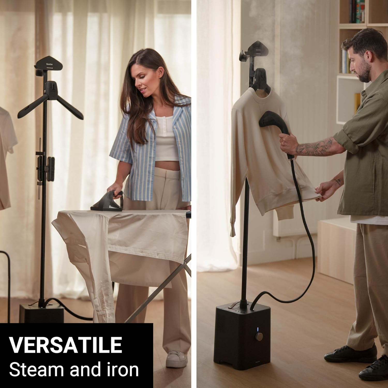 2900W Clothes Steamer 10 Bar 125g Steam 2.5L Tank Vertical Iron