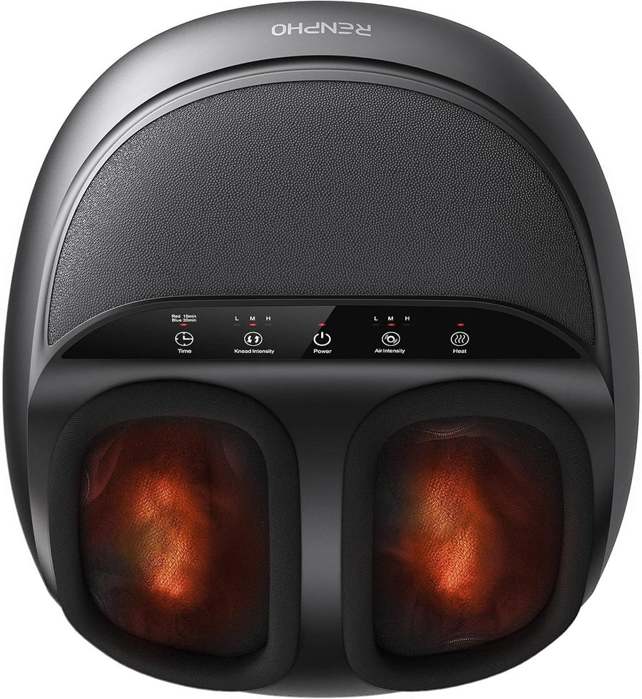 Foot Massager Shiatsu Heat Air Compression Kneading Machine UK12