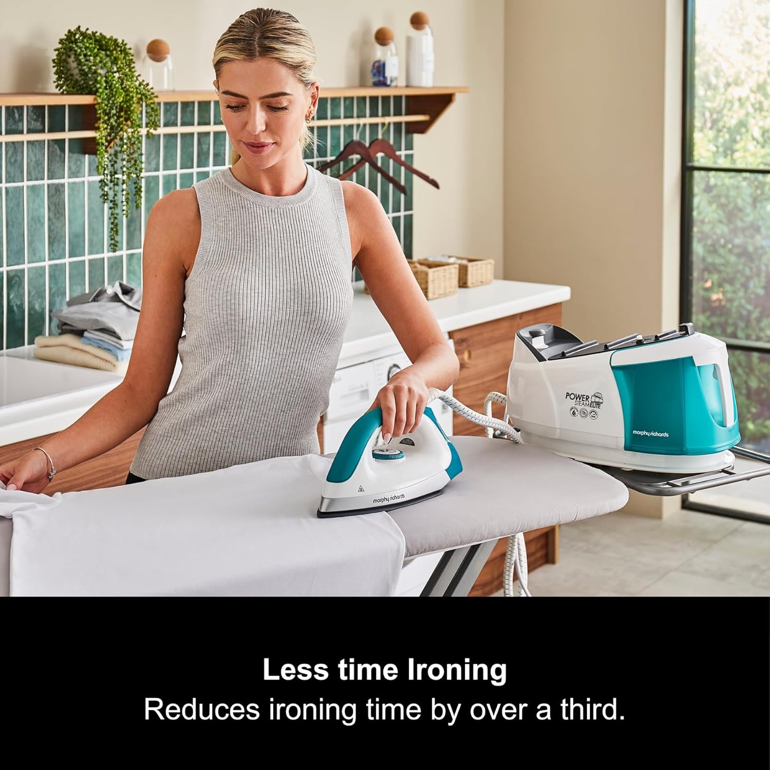 Steam Generator Iron 2400W 4.5 Bar Ceramic Soleplate Large Tank