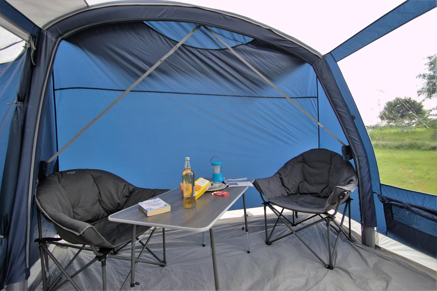 Oversized Camping Chair Padded Wrap Around Foldable Seat