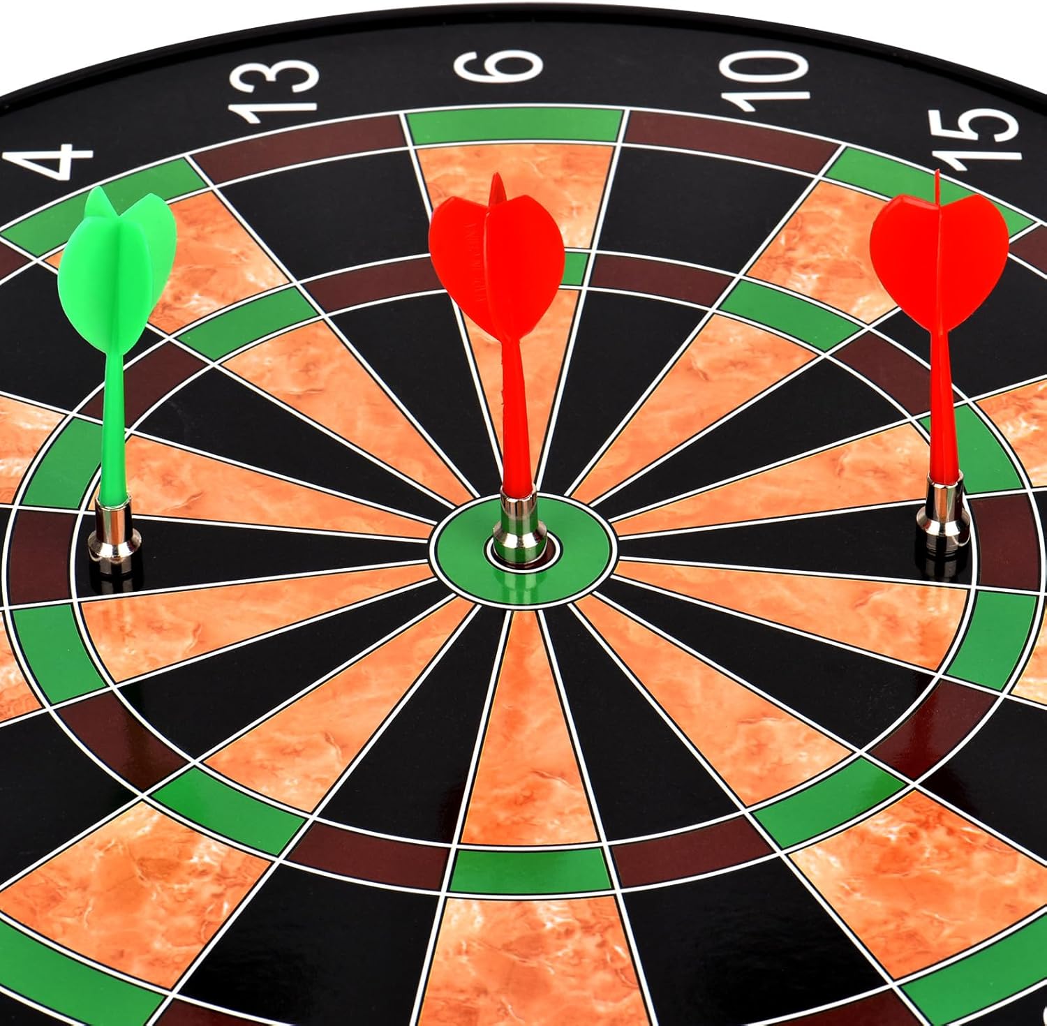 17in Magnetic Dartboard Set Safe Family Game 12 Darts No Sharp Tips
