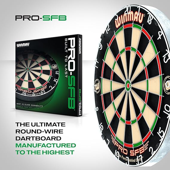 Professional Dart Board Sisal Staple Free Bullseye Thin Wire