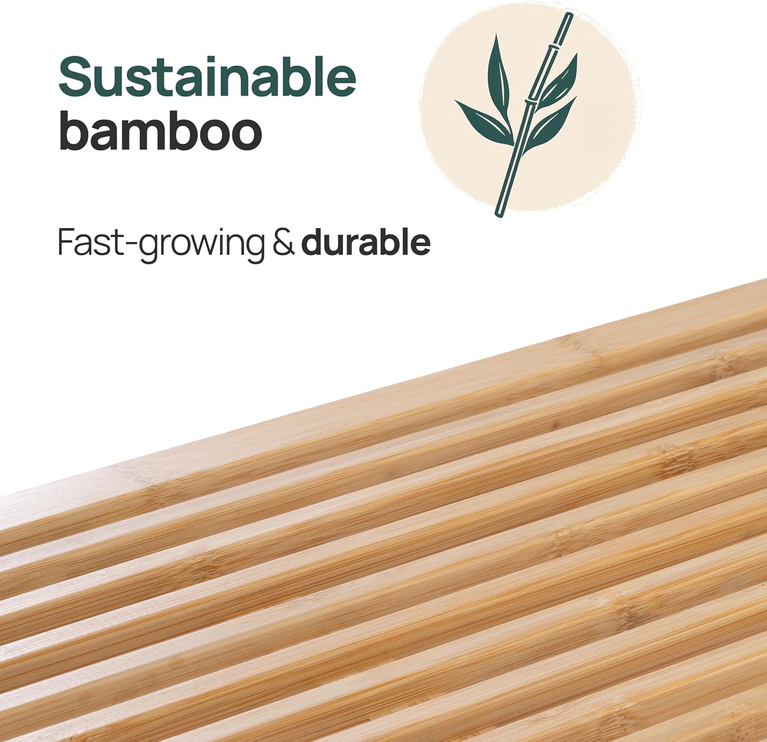 Bamboo Dining Bench Wooden Hallway Bathroom Seat Indoor Bench