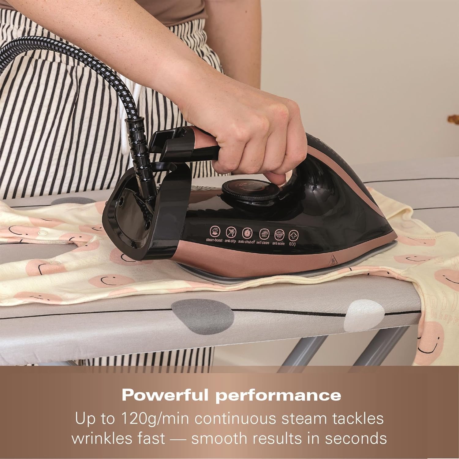 Steam Generator Iron 3100W 3 Bar Pressure 120g Steam Vertical Steam