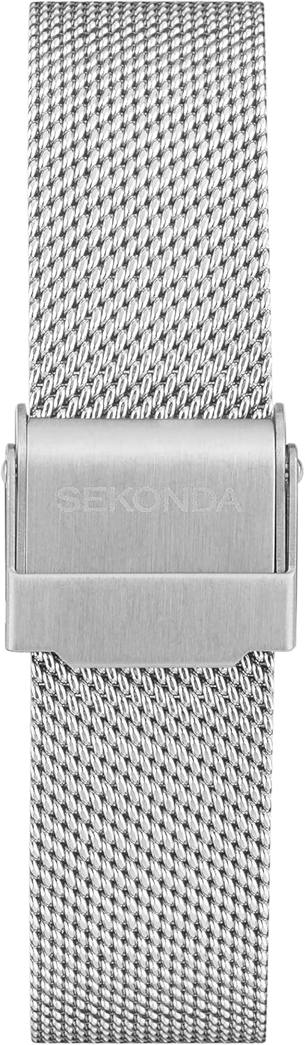 40mm Silver Smart Watch Stainless Steel Fitness Tracker