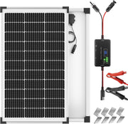 100W Solar Panel Kit 12V Battery Charger PWM RV Boat
