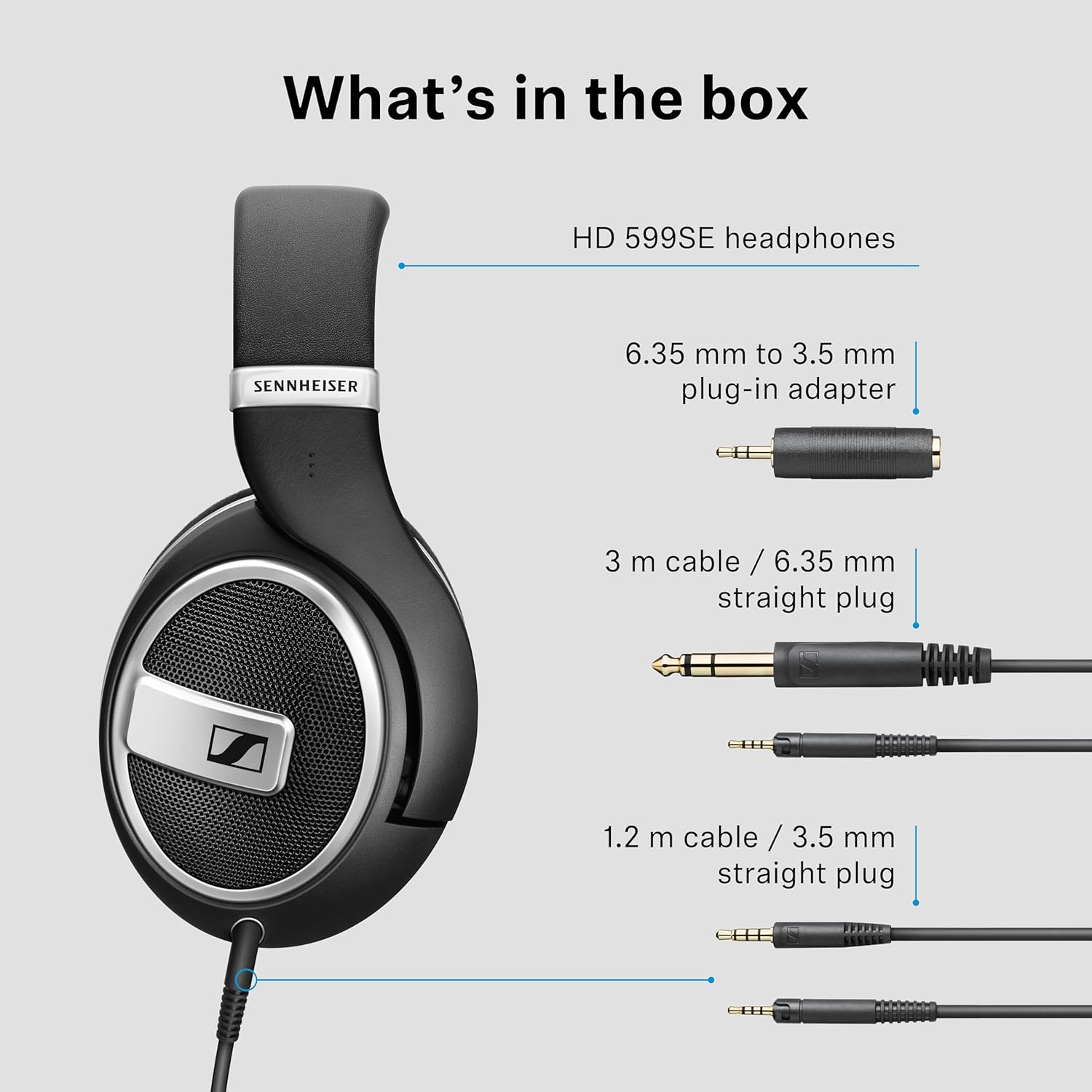 Open Back Wired Over Ear Headphones Audiophile Sound 3.5mm