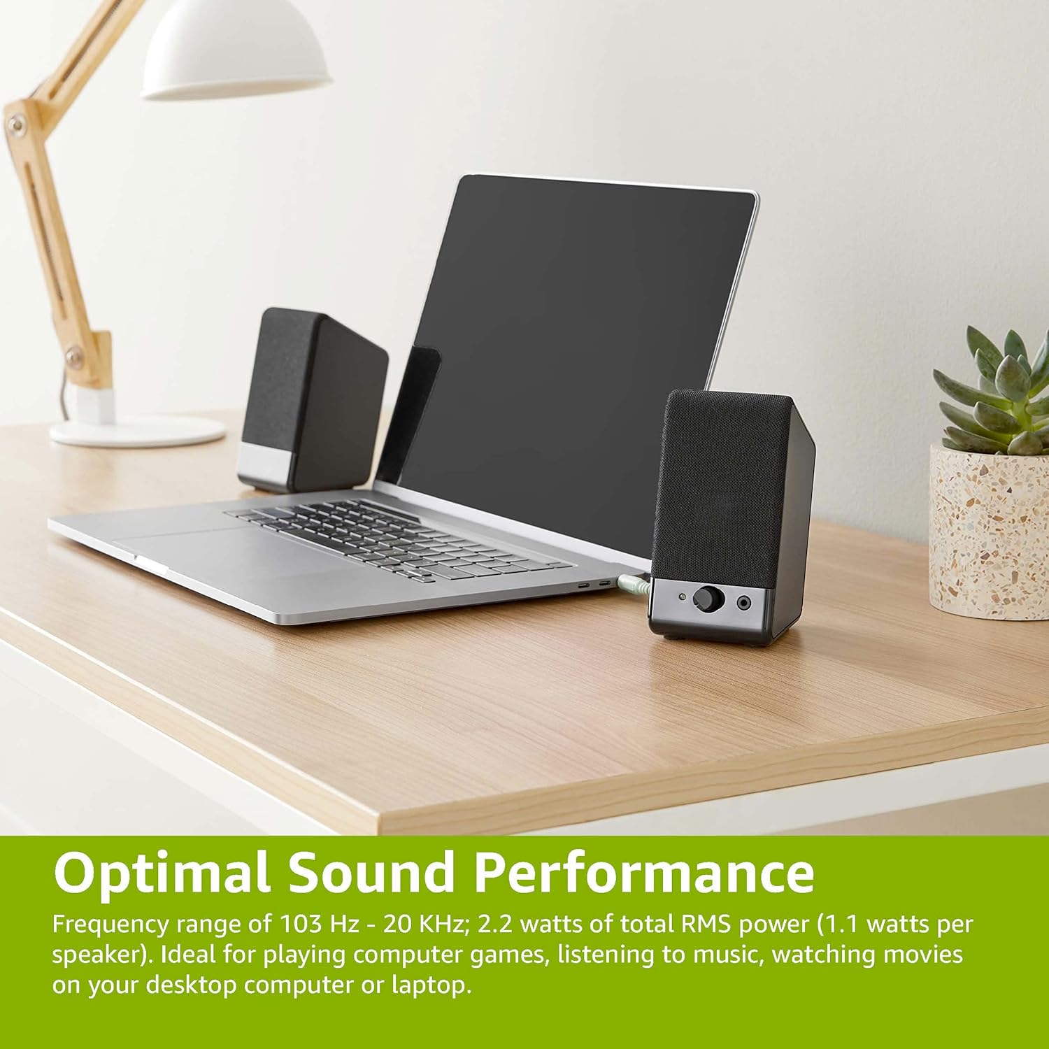 USB Powered Computer Speakers Stereo Desktop Laptop PC Audio AUX