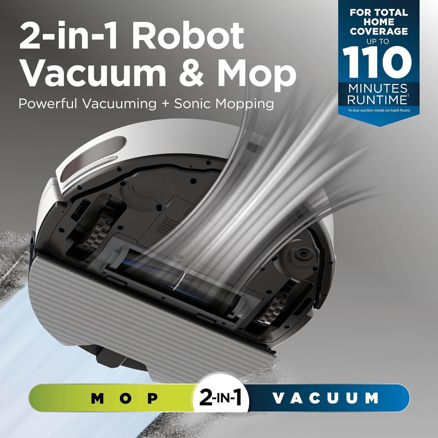 Robot Vacuum Mop Self Empty LiDAR Sonic Clean Pet Hair WiFi