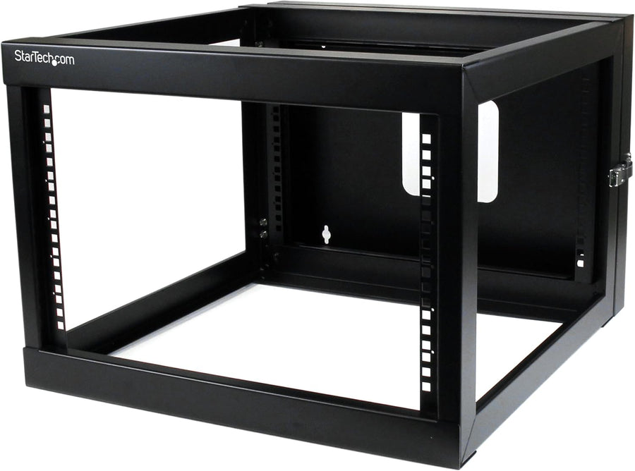 6U Hinged Wall Mount Network Rack 19 Inch 4 Post Swing Out