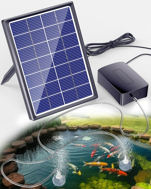 3.5W Solar Pond Air Pump with Battery 3 Mode Aerator