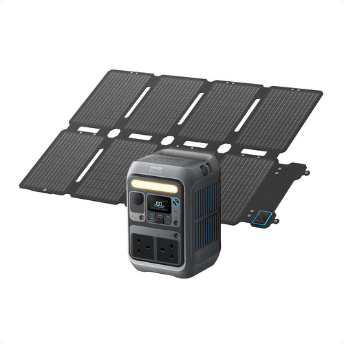 300W Portable Power Station 288Wh with 100W Solar Panel