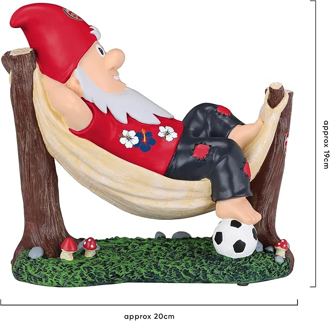 Arsenal Hammock Gnome Garden Ornament Football Fan Decor