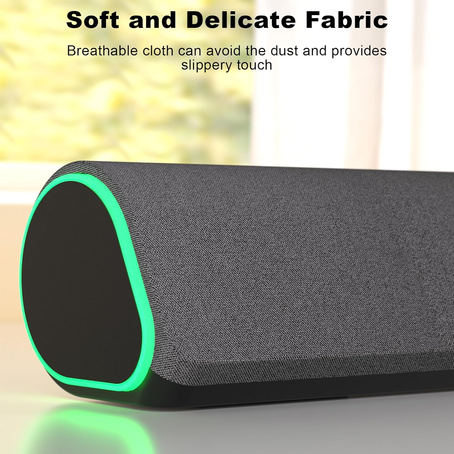 PC Soundbar Bluetooth USB AUX Speaker RGB Stereo Desktop