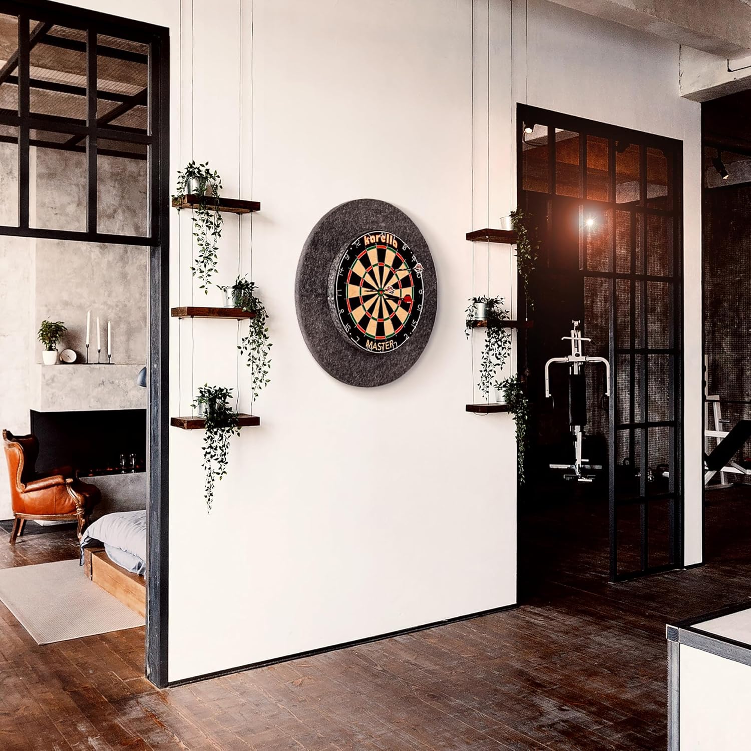 Dart Board Sound Insulation Surround Noise Reduction Ring