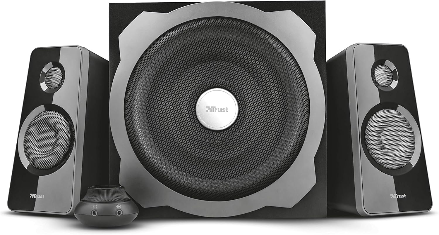 2.1 PC Speakers Subwoofer 120W Deep Bass AUX Control