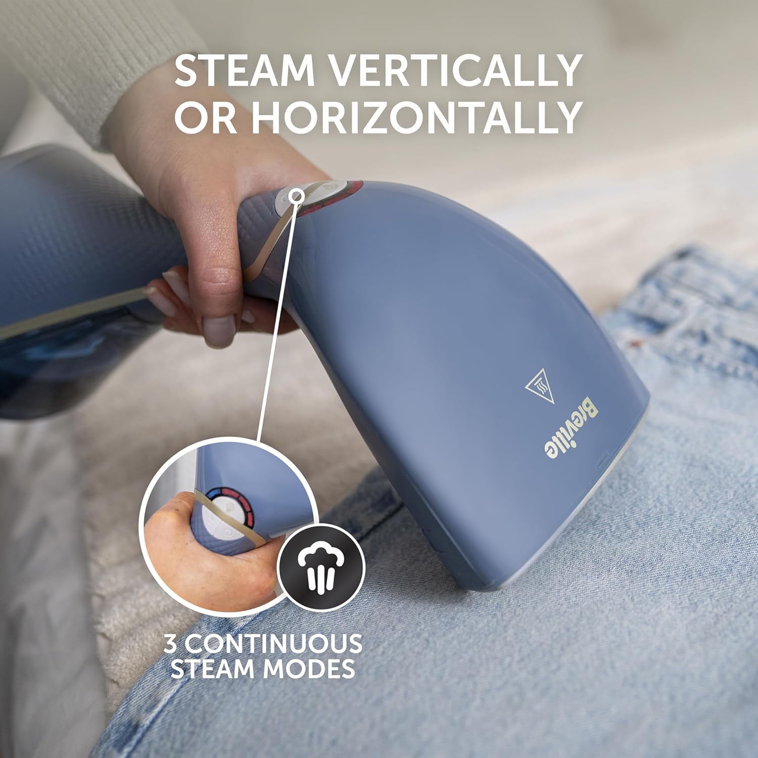 Handheld Clothes Steamer 2100W 40g Steam Fast Heat 240ml