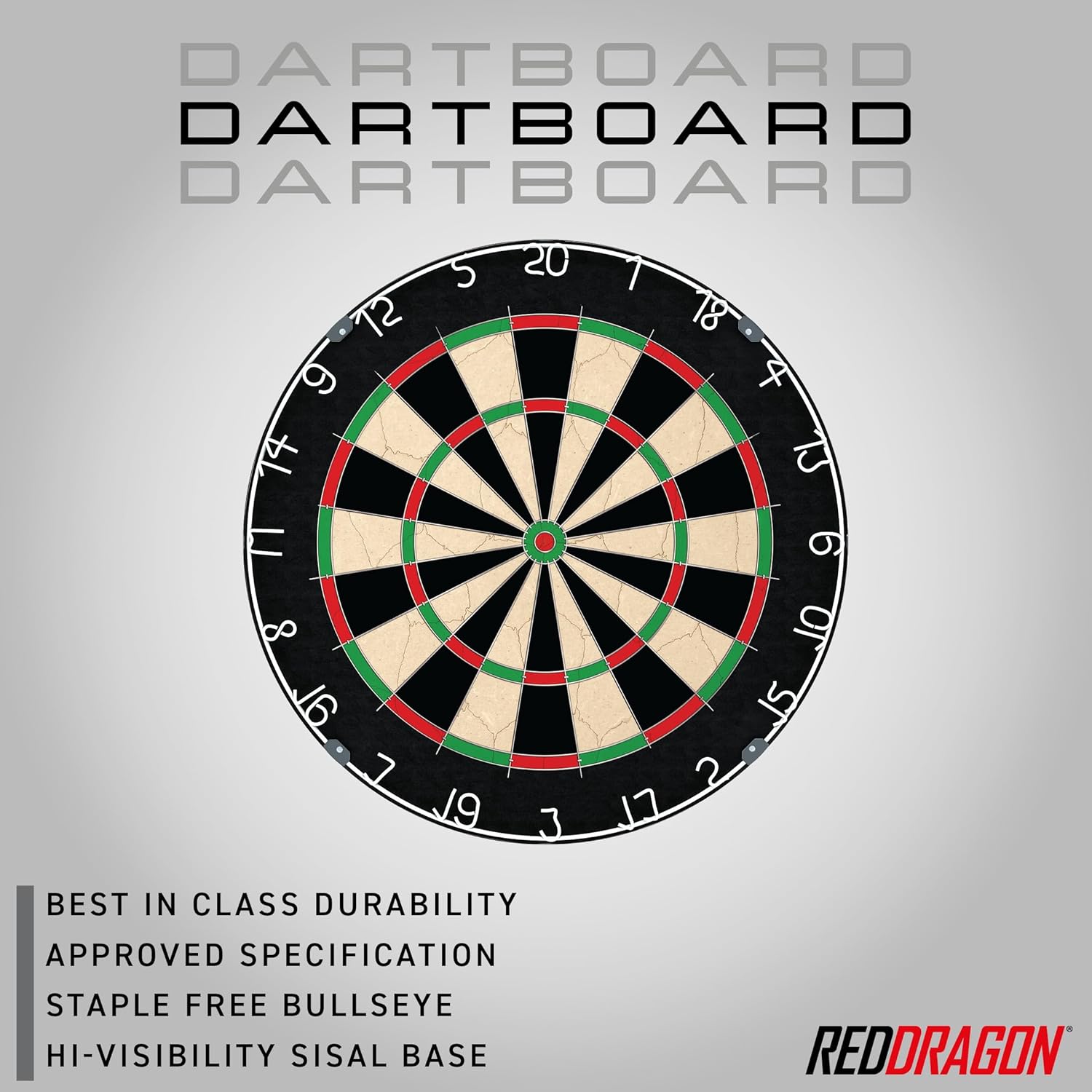 Dart Board Set with Surround Backboard Oche Line Steel Tip