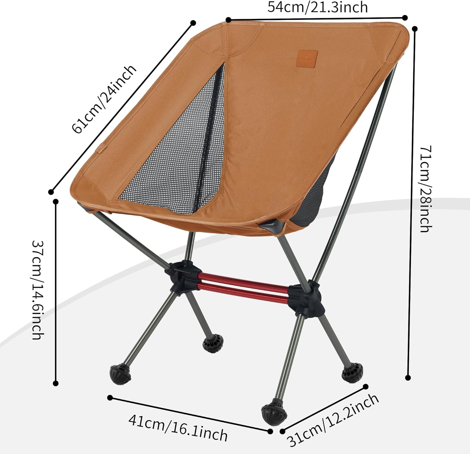 Ultralight Camping Chair Portable Folding Backpack Chair Hiking Seat