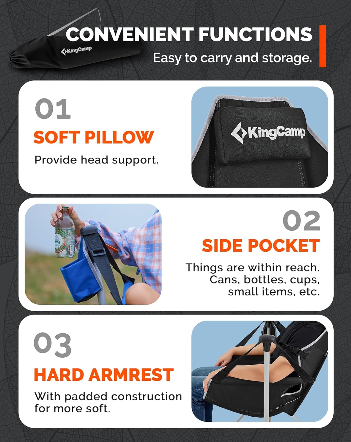 Hammock Camping Chair Swing Folding Rocker Seat