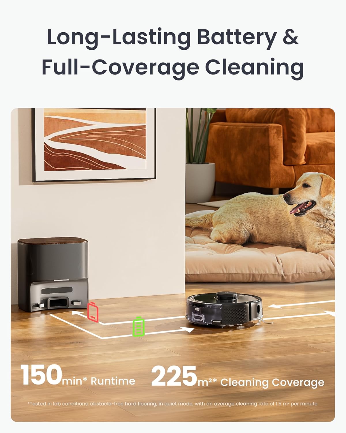 Robot Vacuum Mop Self Empty 6000Pa LiDAR Smart Mapping Slim
