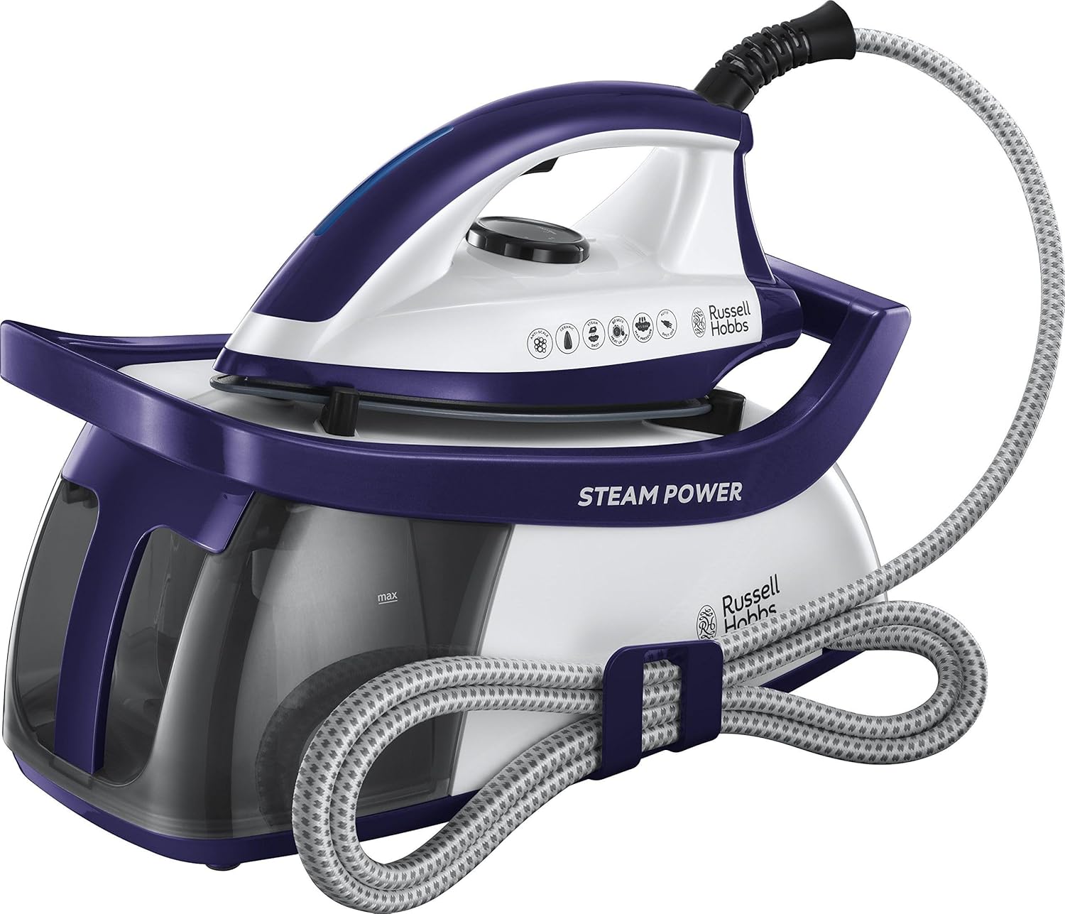 Steam Generator Iron 2600W 4.5 Bar 100g Steam 1.3L Tank Ceramic Sole