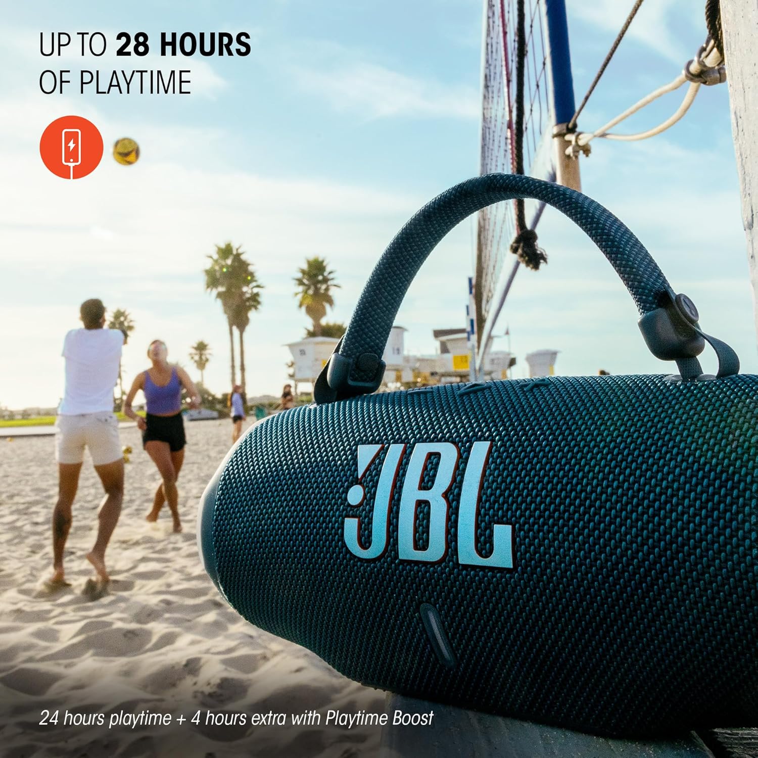 Portable Bluetooth Speaker 28Hr Playtime IP68 Waterproof Bass Boost
