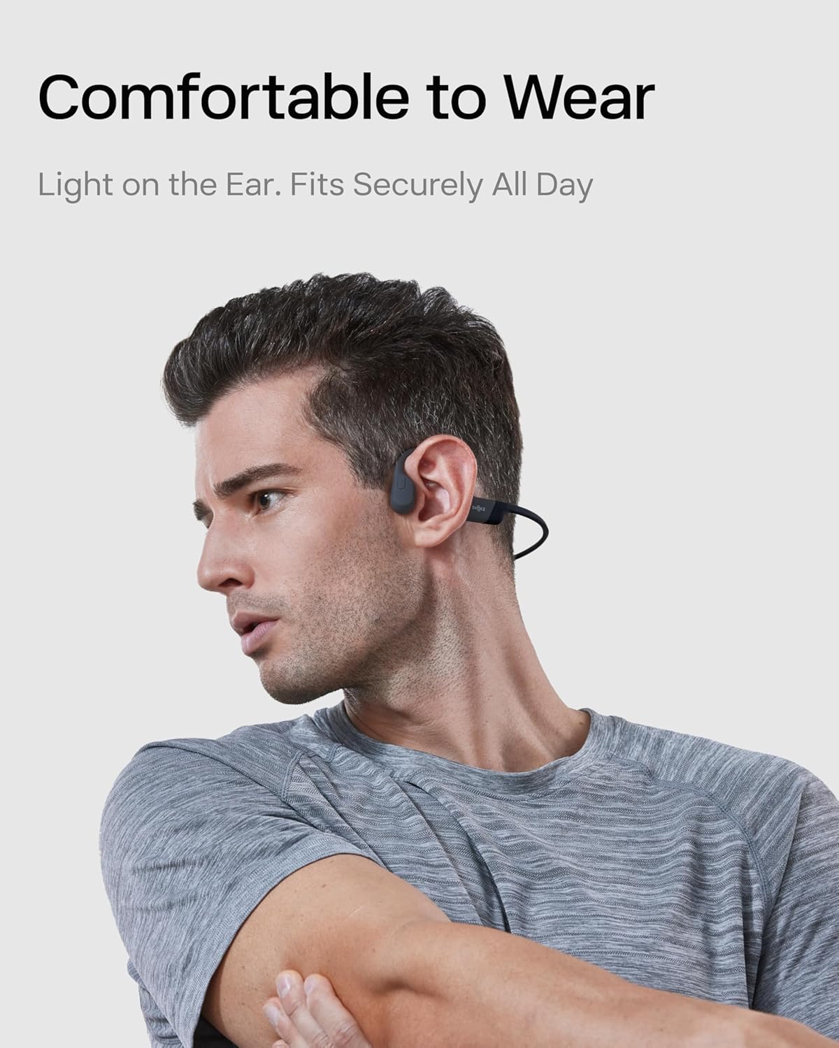 Bone Conduction Bluetooth Open Ear Sport Headphones IP67 Mic