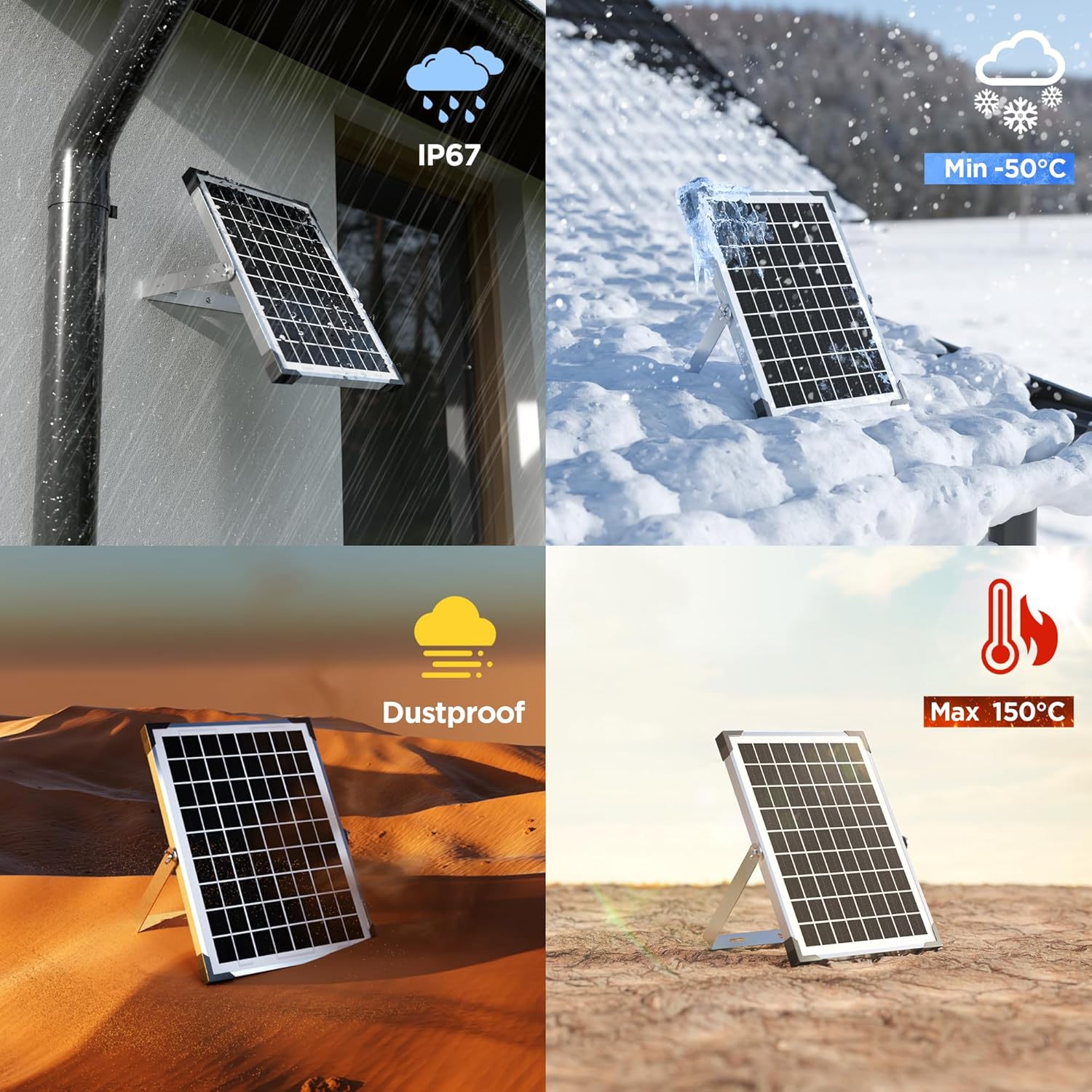 10W 12V Solar Battery Charger Trickle Maintainer RV Boat