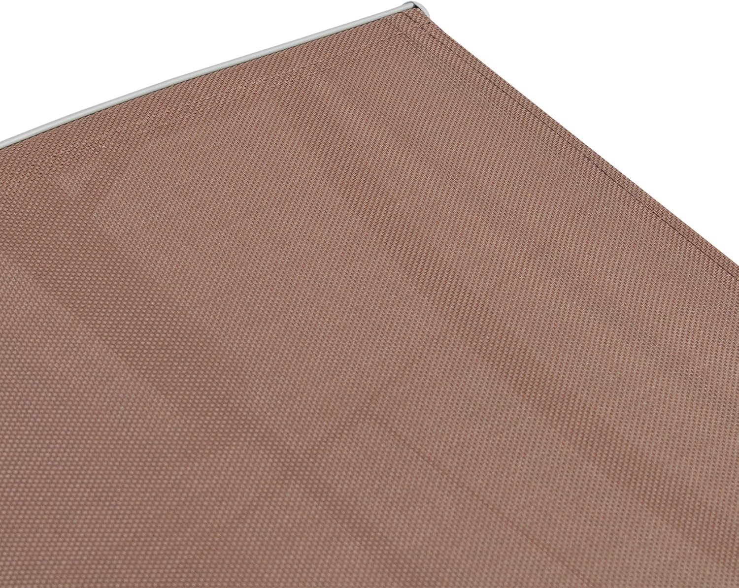 7 Level Folding Sun Lounger Recliner with Headrest Brown