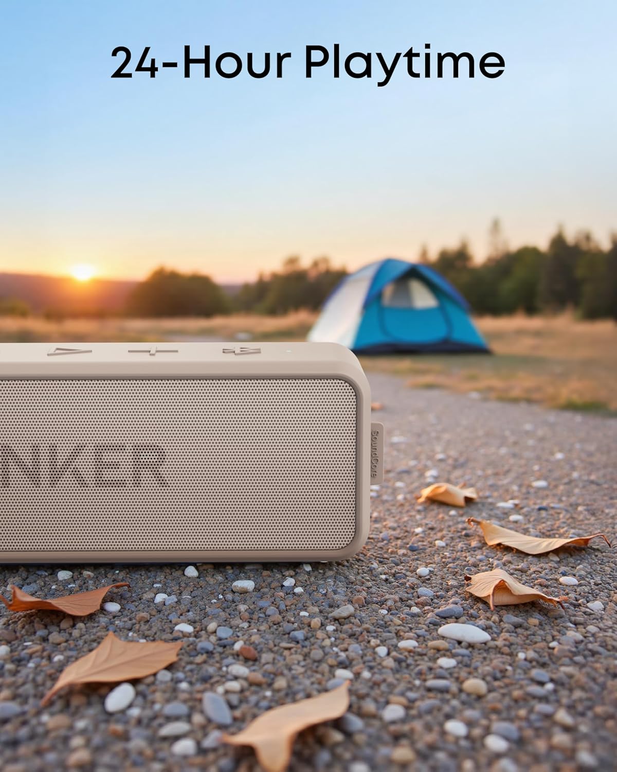 Portable Wireless Speaker 12W Stereo Deep Bass IPX7 Waterproof
