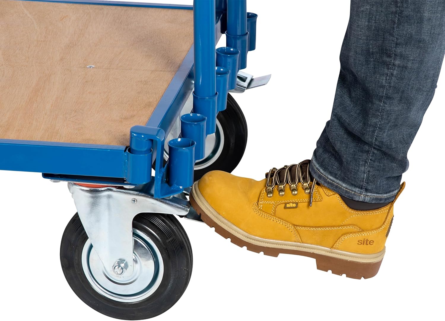 Heavy Duty Steel Sheet Trolley 500KG 6 Bar Cart