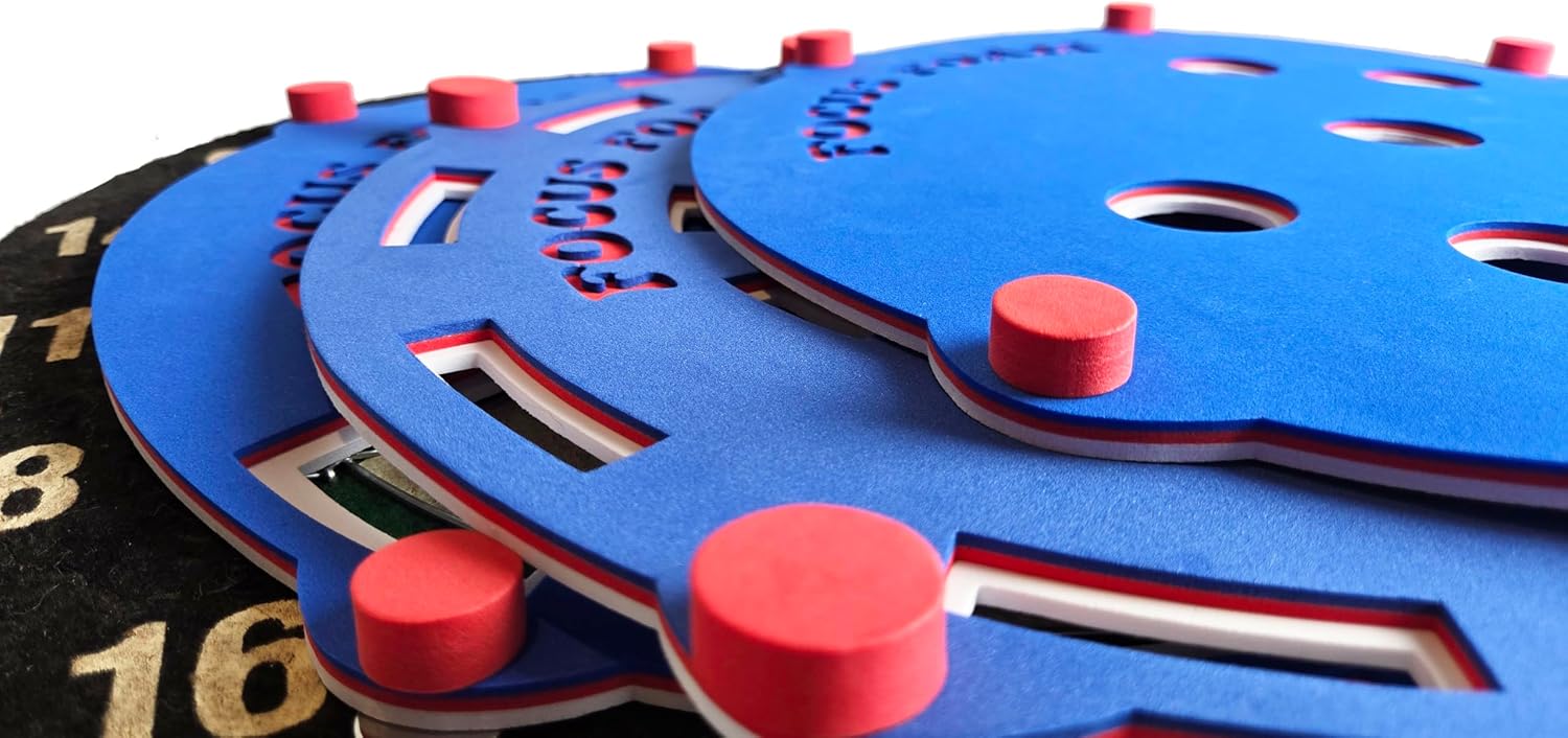 Dartboard Trainer Overlay EVA Foam Doubles Triples Practice
