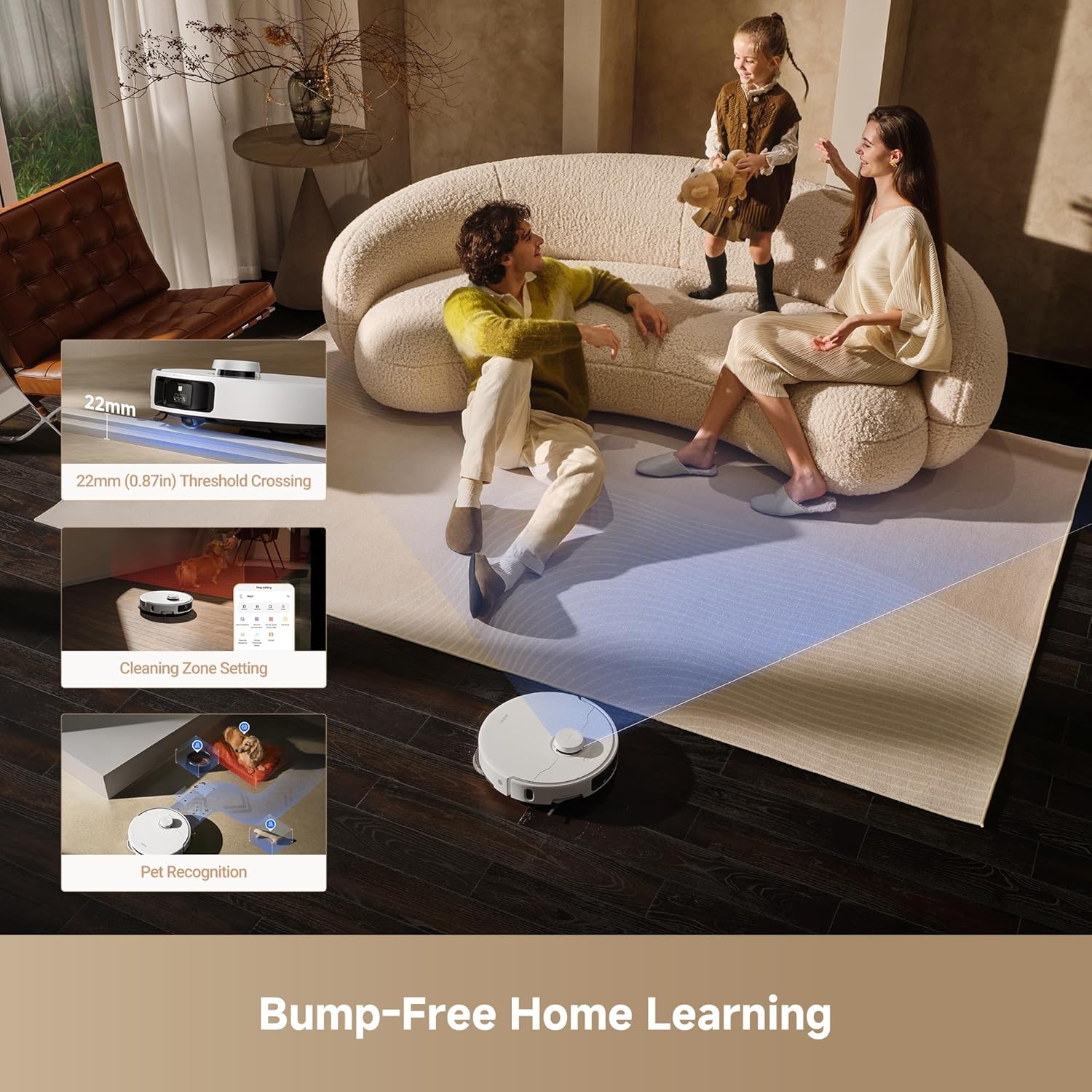 Robot Vacuum Mop 19000Pa Auto Wash Self Empty AI LiDAR WiFi