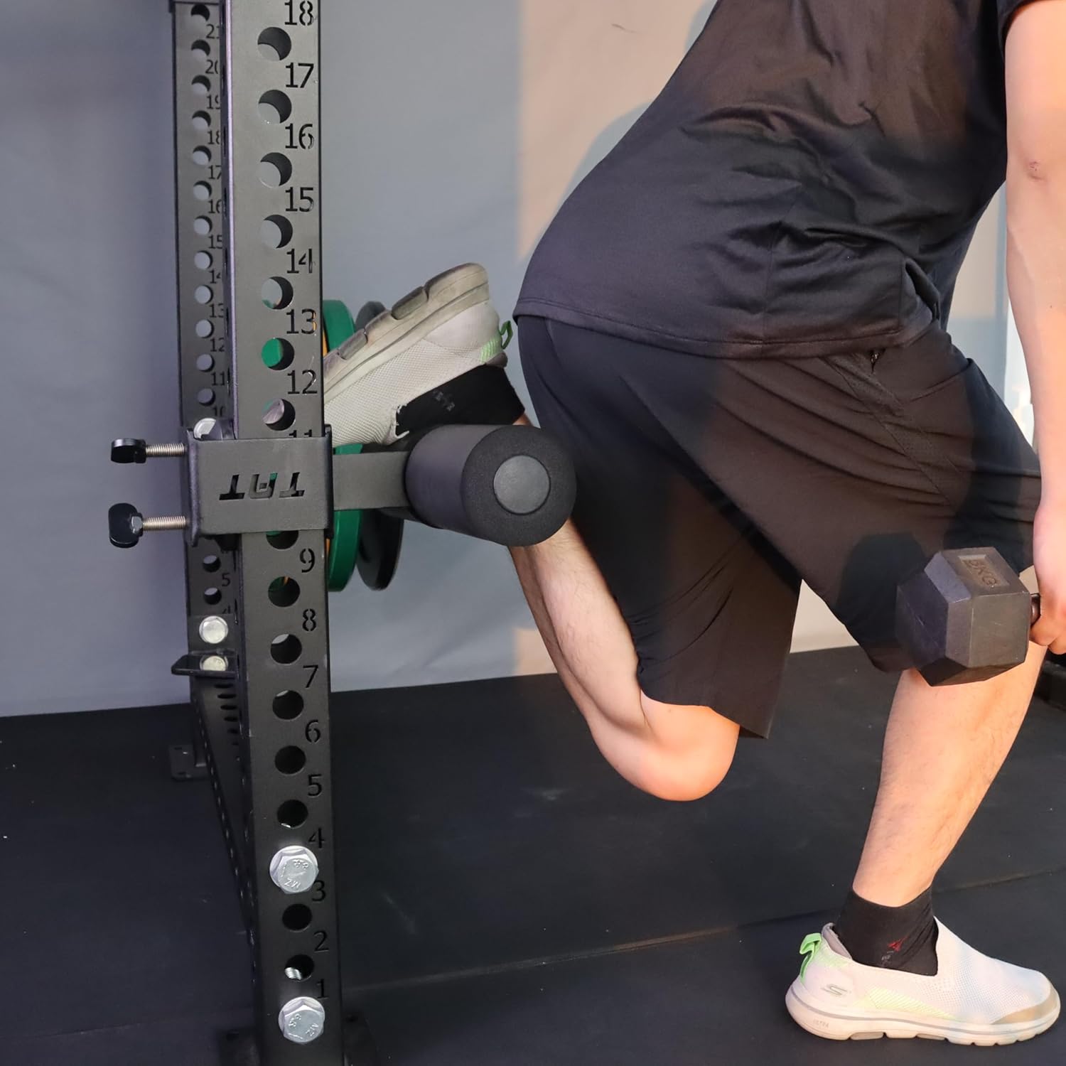 Nordic Hamstring Curl Rack Attachment Leg Hold Down Trainer