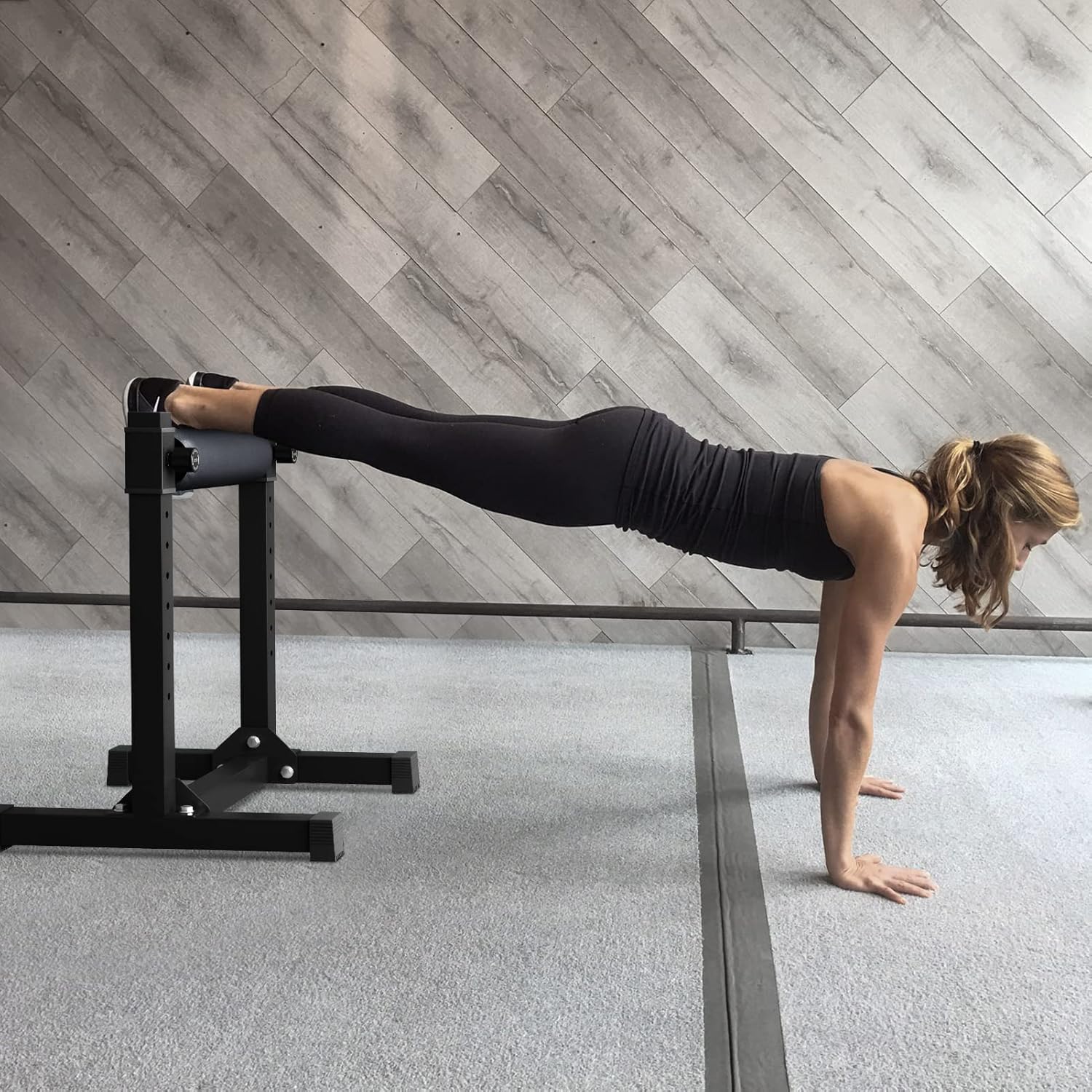 Single Leg Squat Stand Adjustable Bulgarian Split Squat Trainer