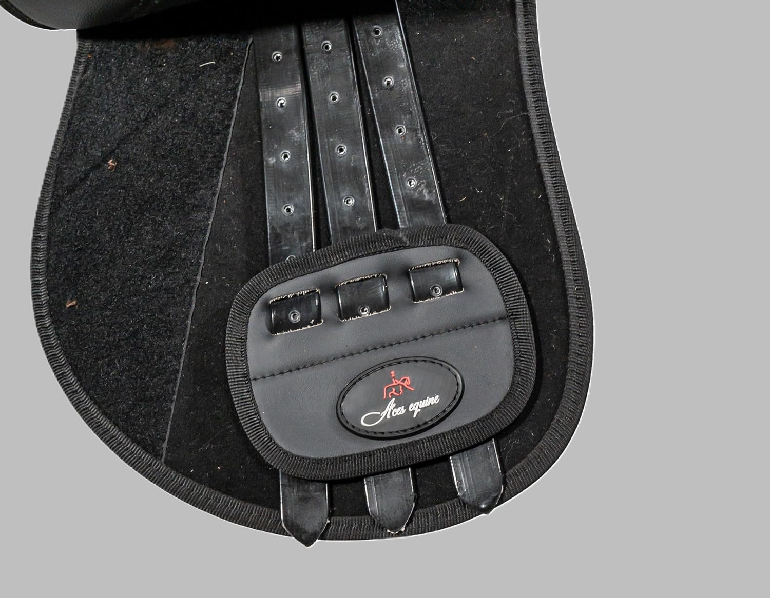 Black Leather Treeless Horse Saddle 15 Inch Flexible GP Comfort Seat