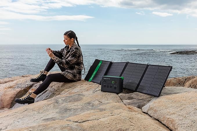 200W Portable Foldable Solar Panel IP65 Solar Generator Charger