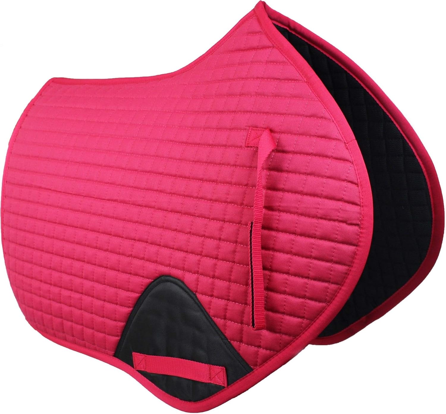 Quilted Close Contact Jump Saddle Pad with Vented Spine