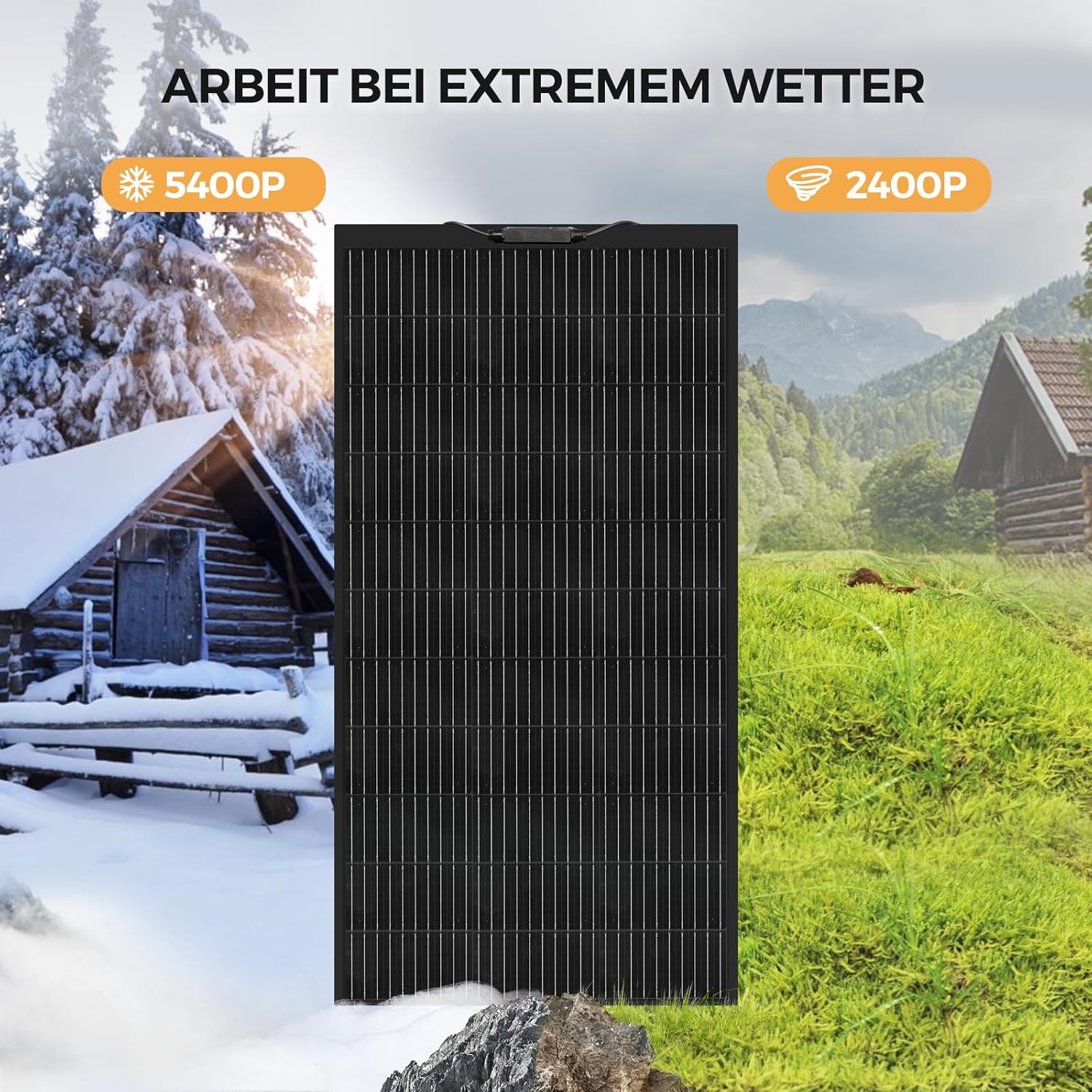 100W Flexible Solar Panel 12V Bendable RV Boat Roof