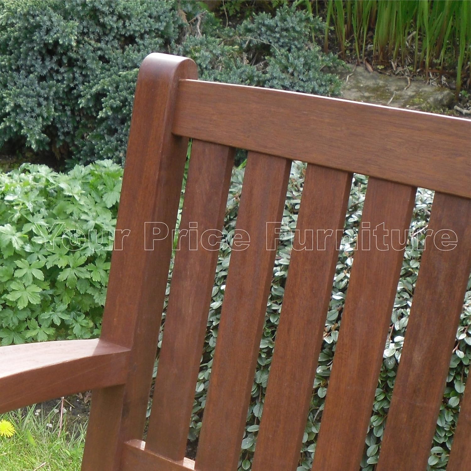 2 Seater Hardwood Garden Bench FSC Wooden Patio Outdoor Seat