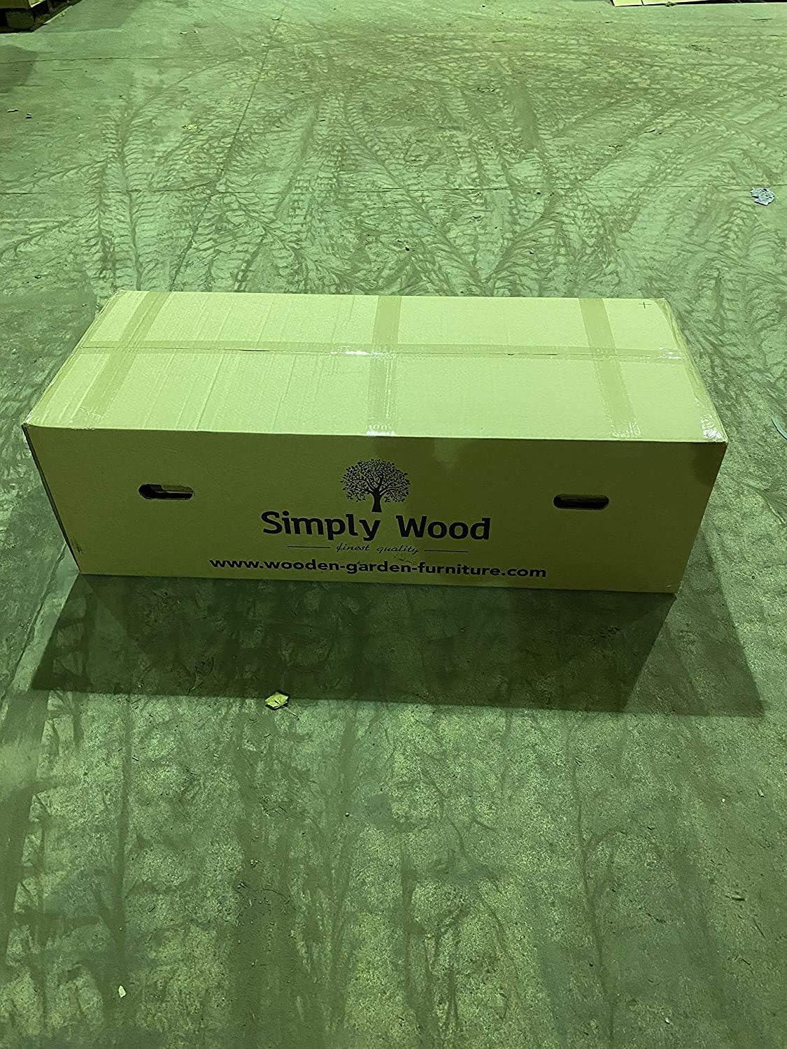 Extra Large Wooden Trough Planter Heavy Duty Garden Box 108cm