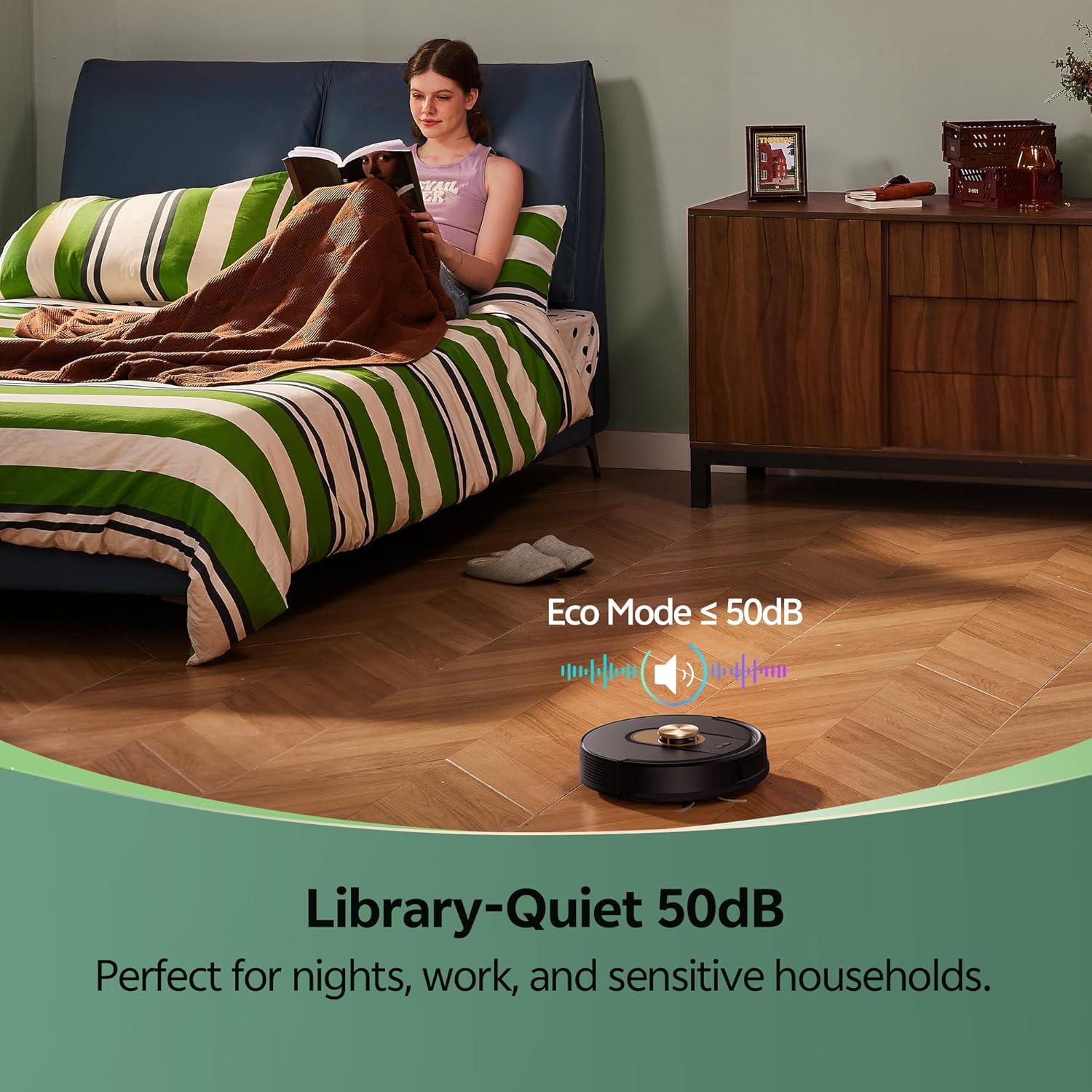 Robot Vacuum Mop 8000Pa Smart LiDAR Pet Hair Cleaner